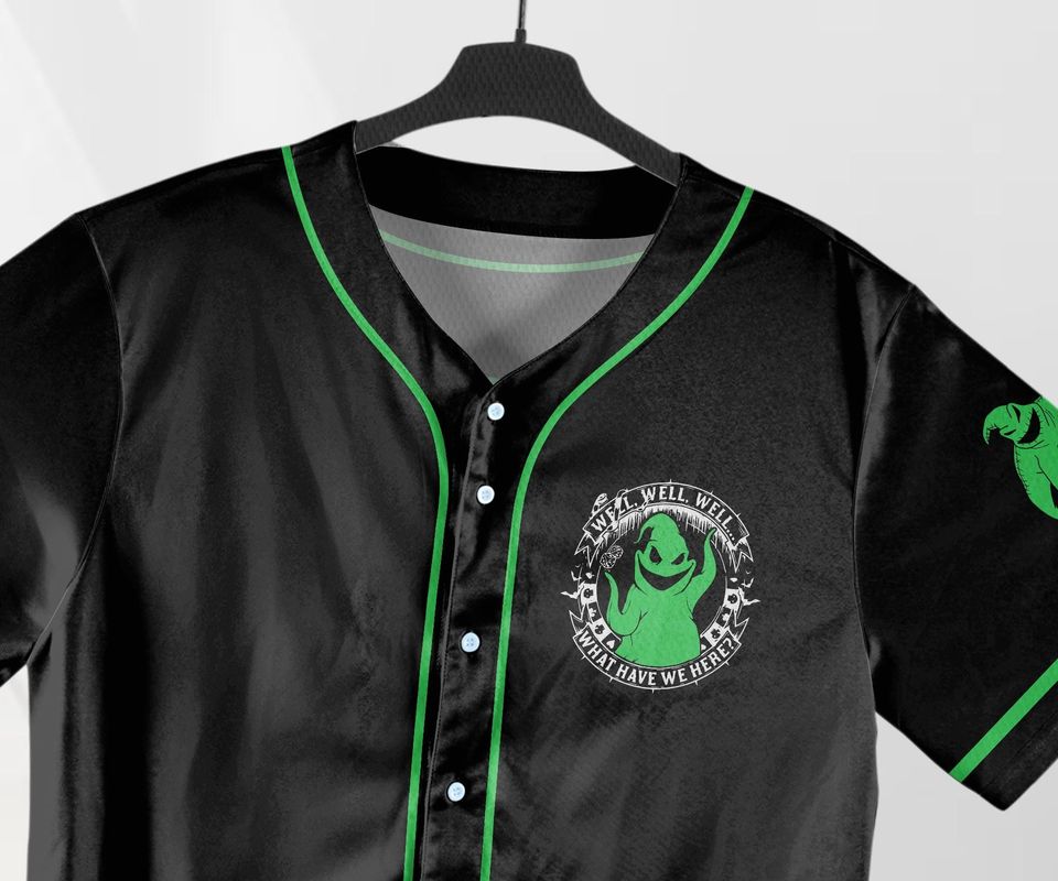 Halloween Oogie Boogie Baseball Jersey Ghost Baseball Shirt Halloween Jersey Shirt Gift
