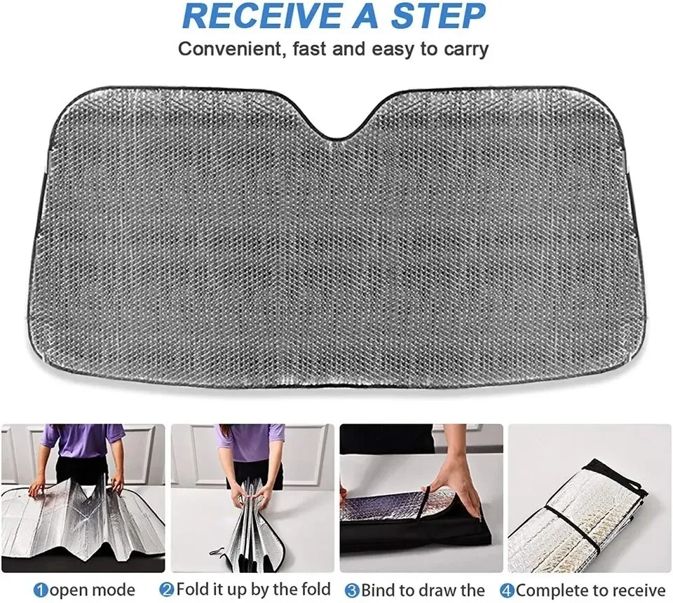 Horror Clown Sunshade Car Windshield Sun Protection Auto Accessory