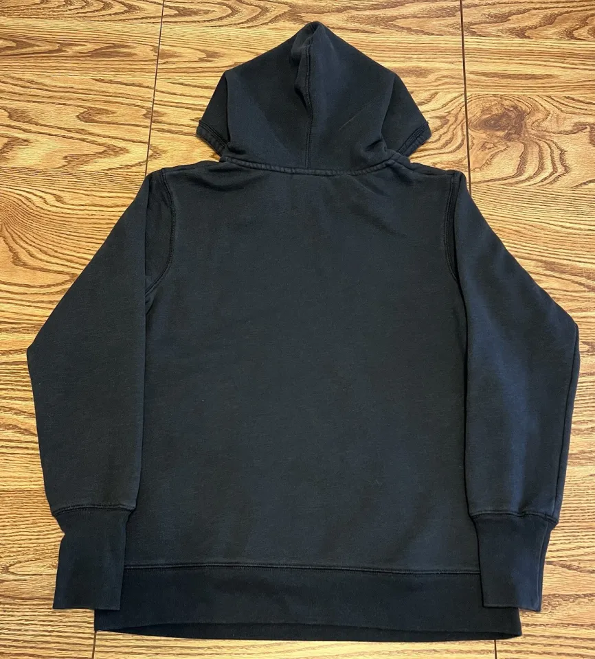 Disney Parks Womens L Hoodie Minnie Mouse 3-D Graphic Black Pullover Sweatshirt