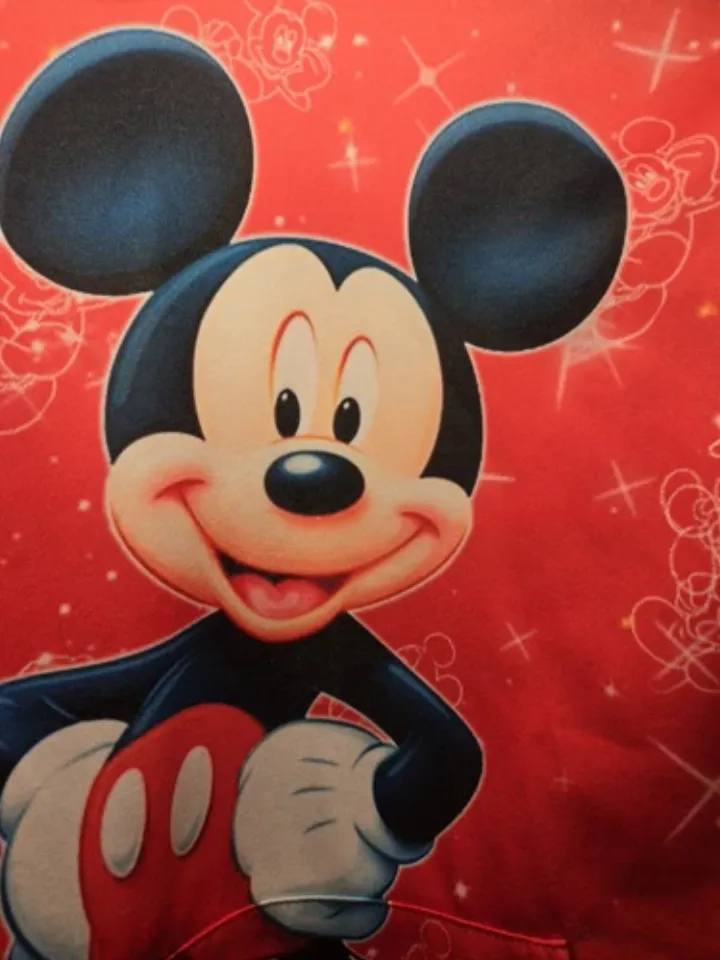 Mickey Mouse Pull Over 3D HOODIE  All Over Print Unisex Size Small.  MSRP  $50