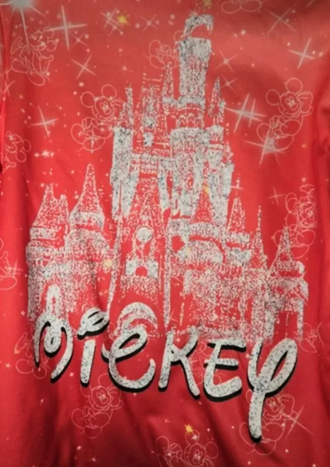 Mickey Mouse Pull Over 3D HOODIE  All Over Print Unisex Size Small.  MSRP  $50