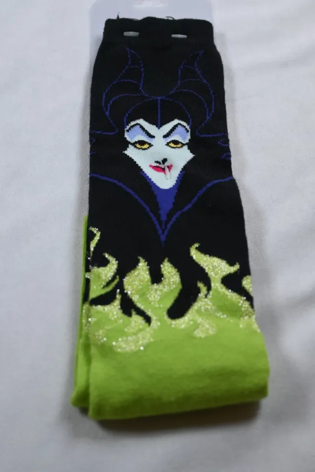 Disney MALEFICENT Sleeping Beauty Socks Ladies