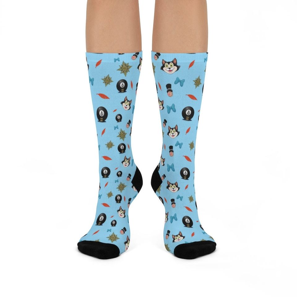 Pinocchio, Figaro, Blue Socks, fun Disney Pattern