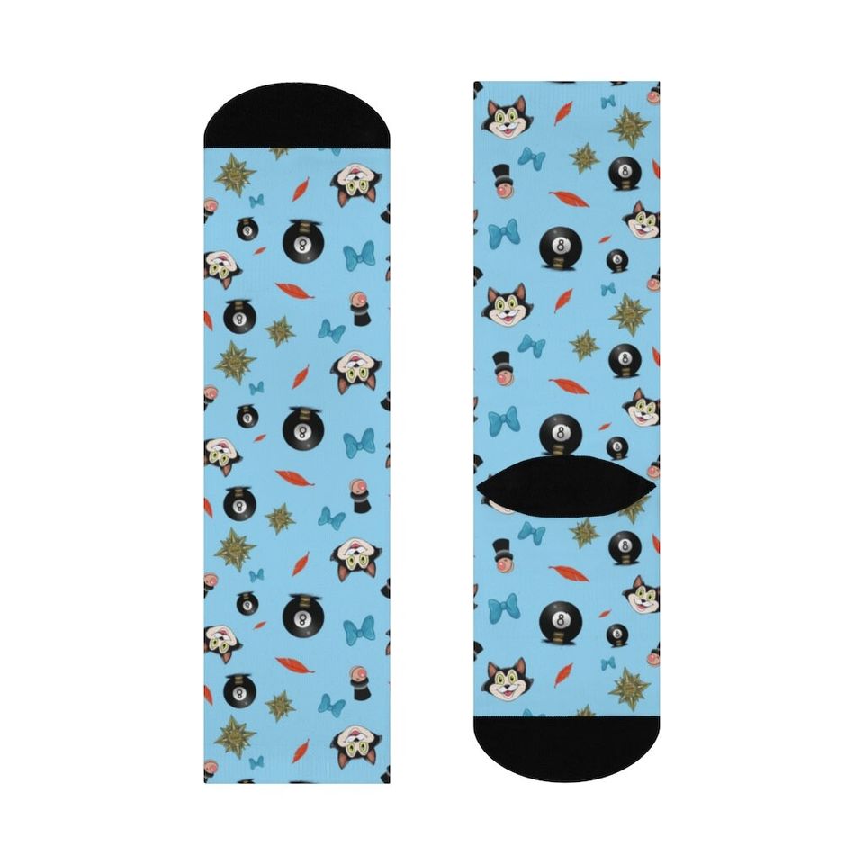 Pinocchio, Figaro, Blue Socks, fun Disney Pattern