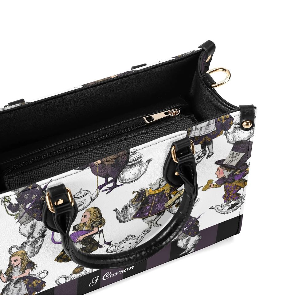 Personalised Alice in Wonderland Handbag / Shoulder Bag