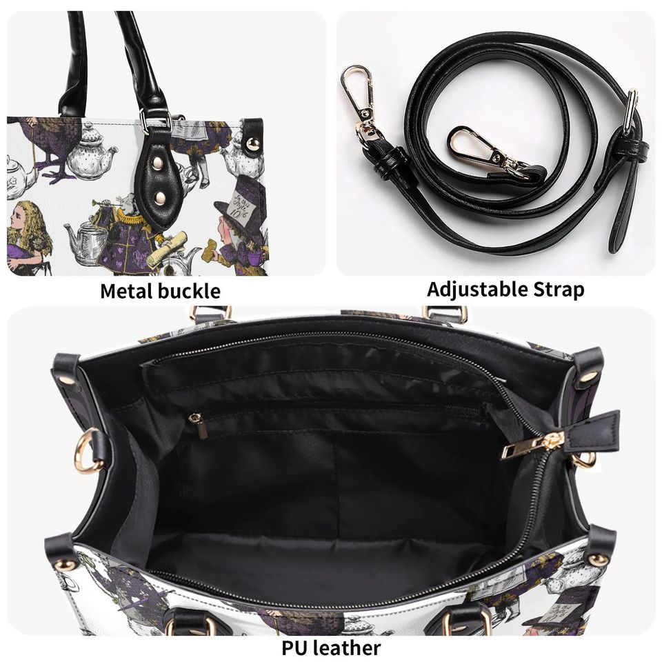 Personalised Alice in Wonderland Handbag / Shoulder Bag