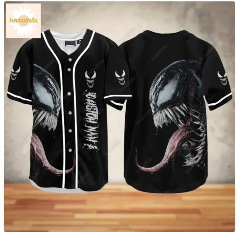 Halloween Venom Baseball Jersey Shirt
