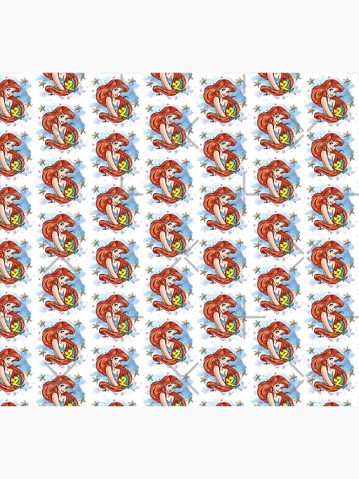 Princess Mermaid with starfish Socks