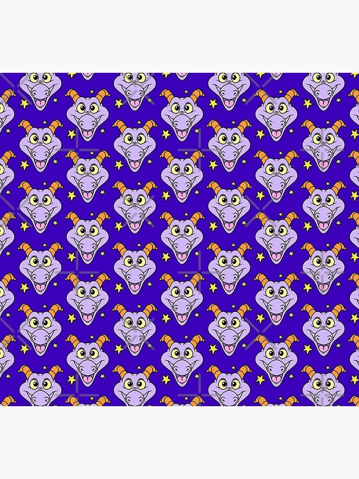 Figment with Stars Socks