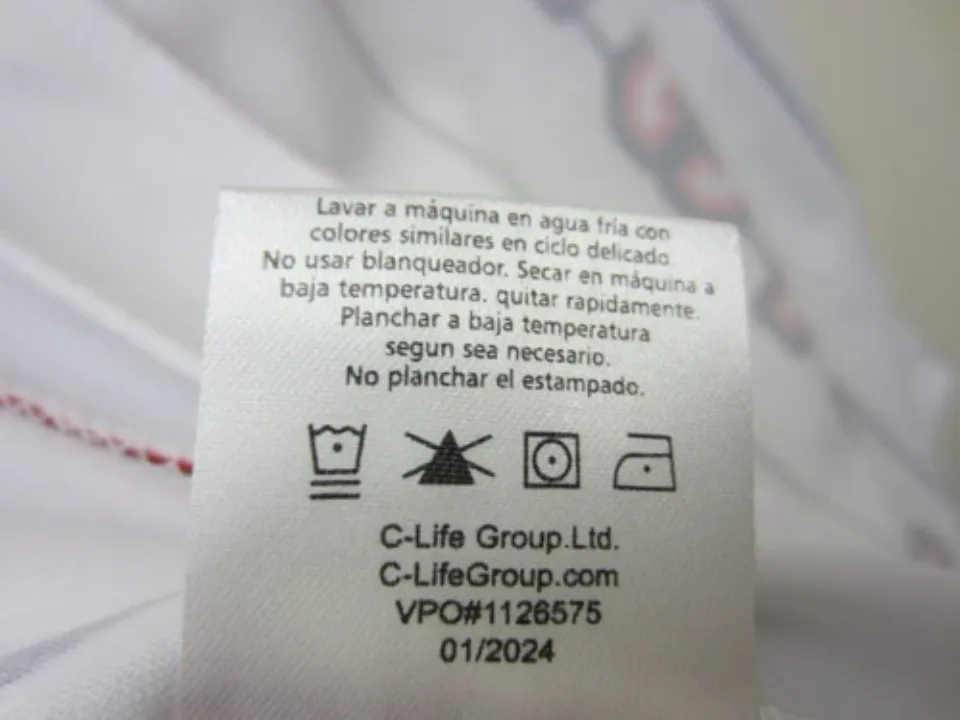 New Mickey Mouse #28 Baseball Jersey White Button Pinstriped Disney Store Mens L