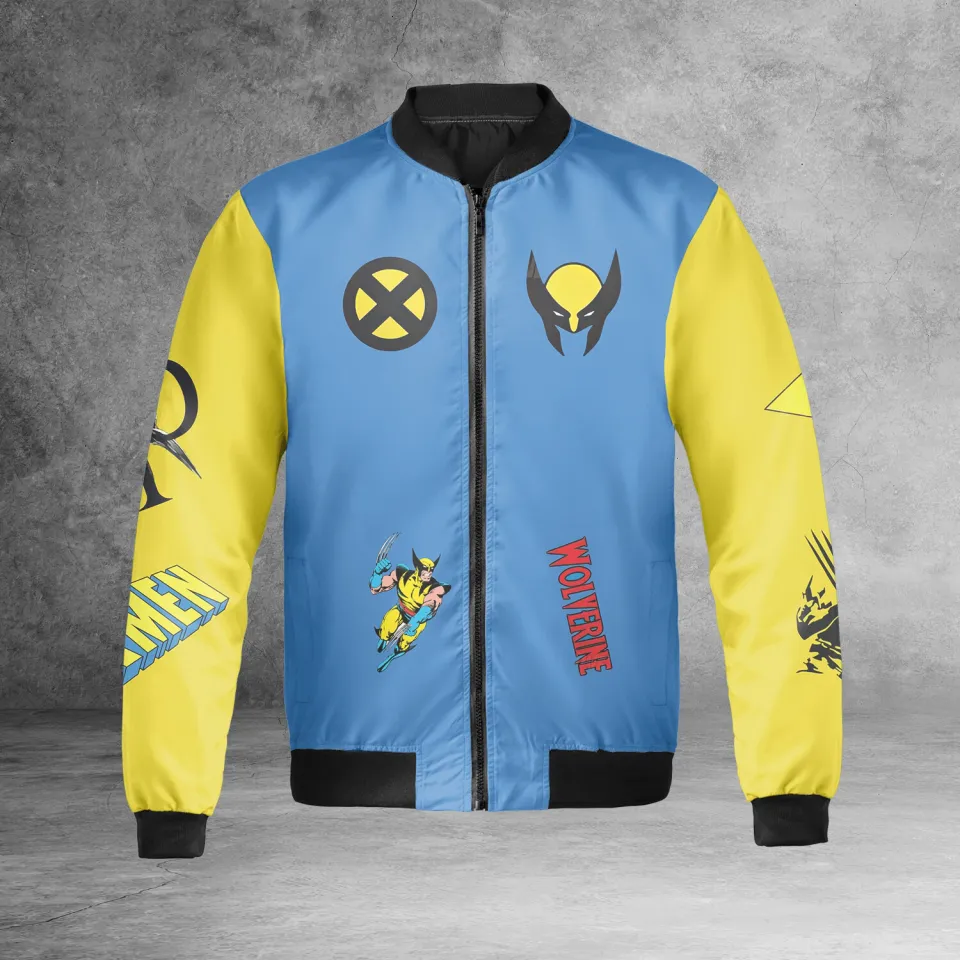 Wolverine Man Made Me A Weapon Wolverine Superhero Bomber Jacket