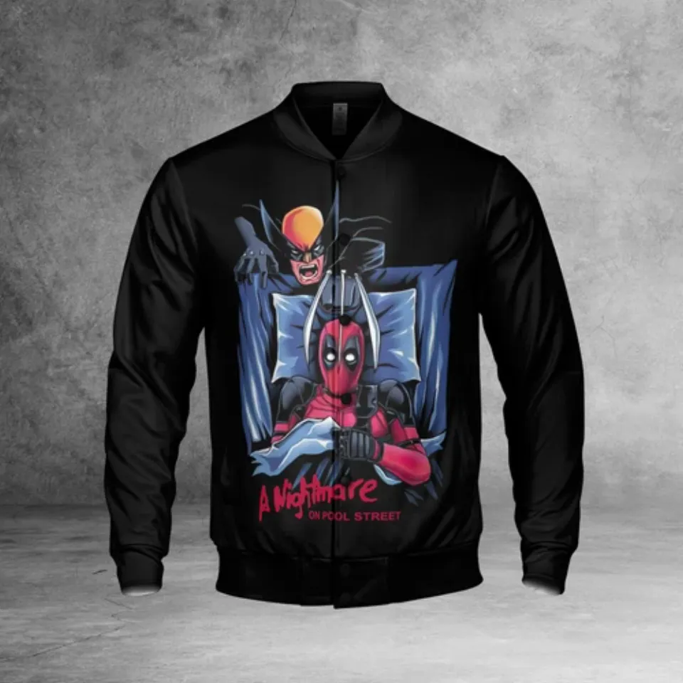 Deadpool Vs Wolverine A Nightmare On Pool Street Jacket