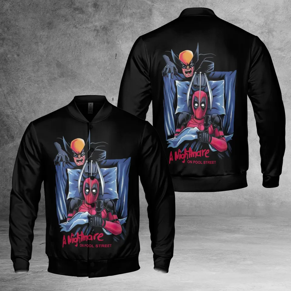 Deadpool Vs Wolverine A Nightmare On Pool Street Jacket