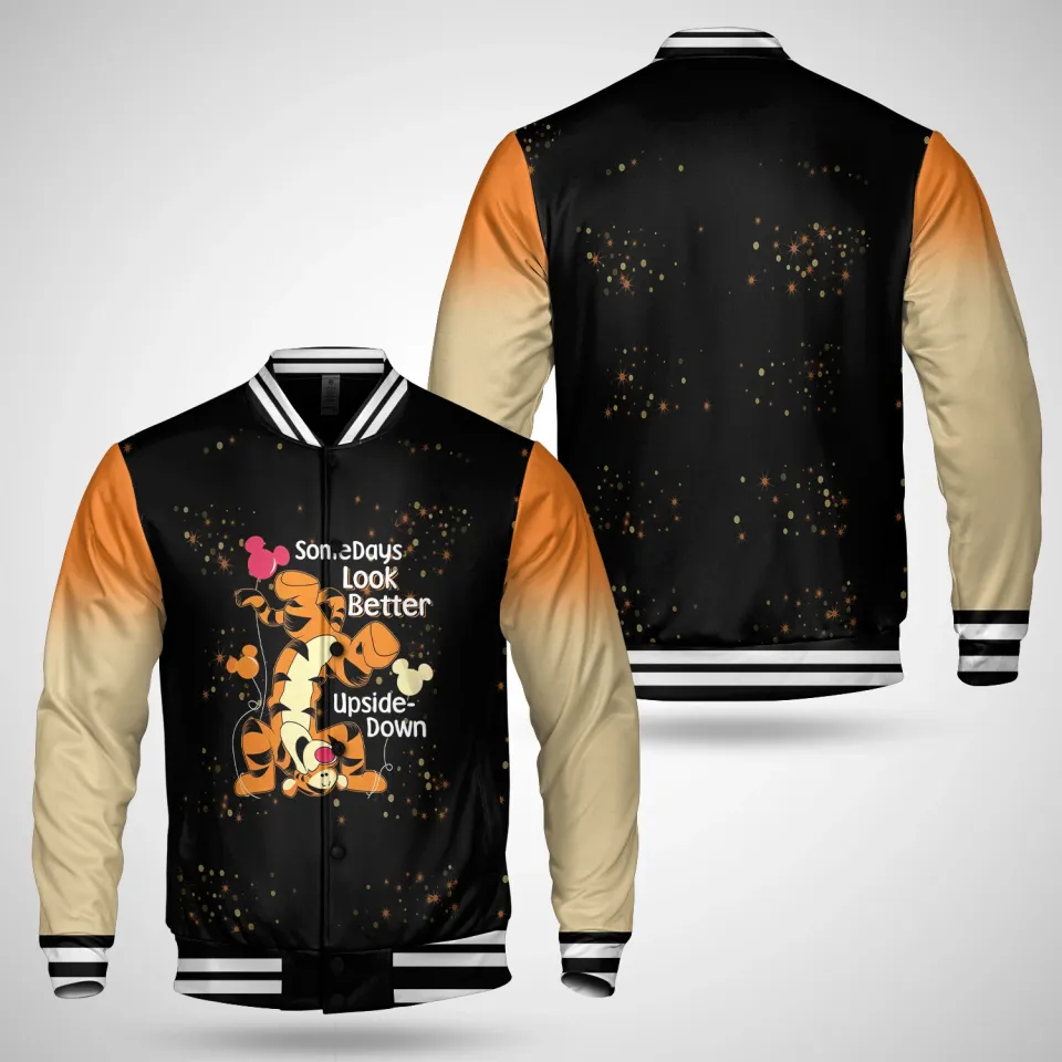 Tigger Mickey Balloons Some Dyas Look Better Upside Down Tigger Funny Jacket