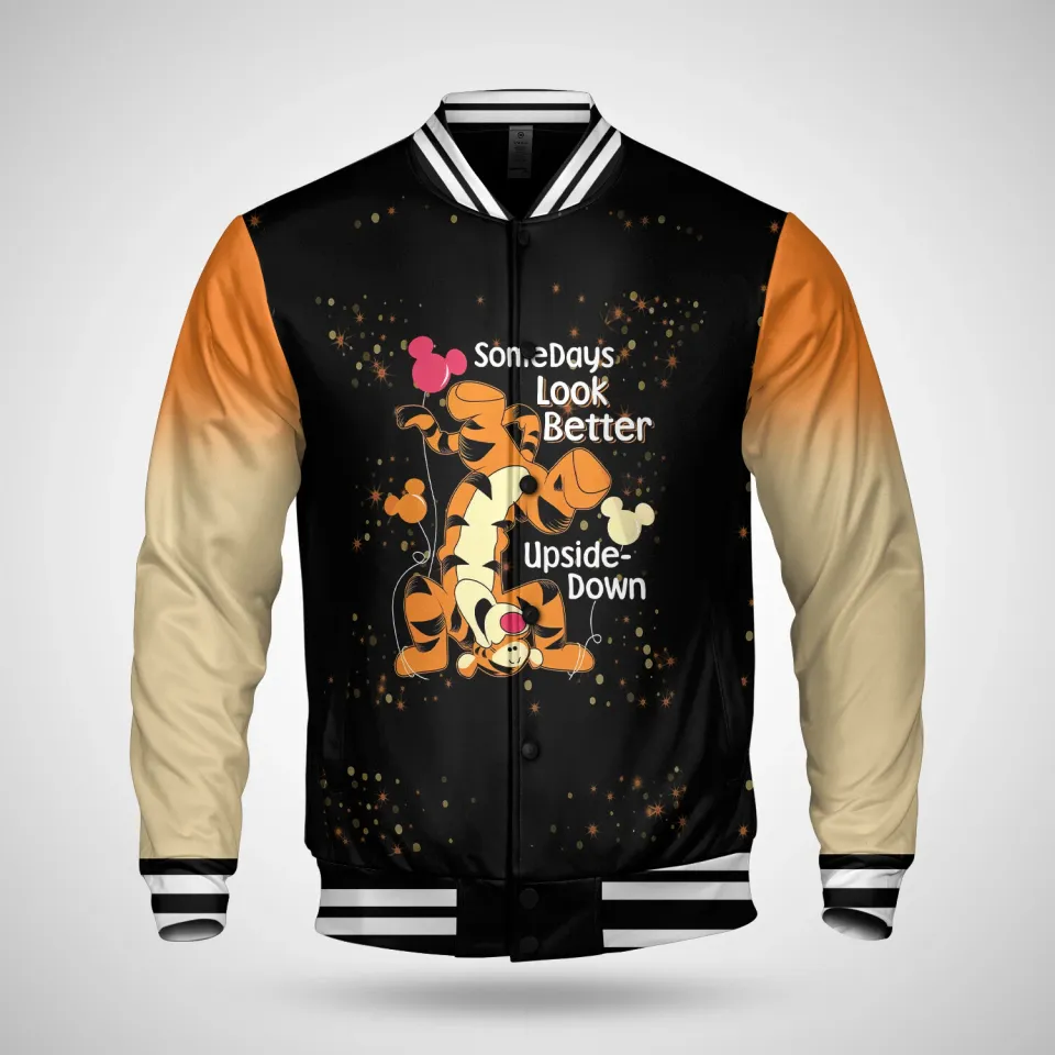 Tigger Mickey Balloons Some Dyas Look Better Upside Down Tigger Funny Jacket