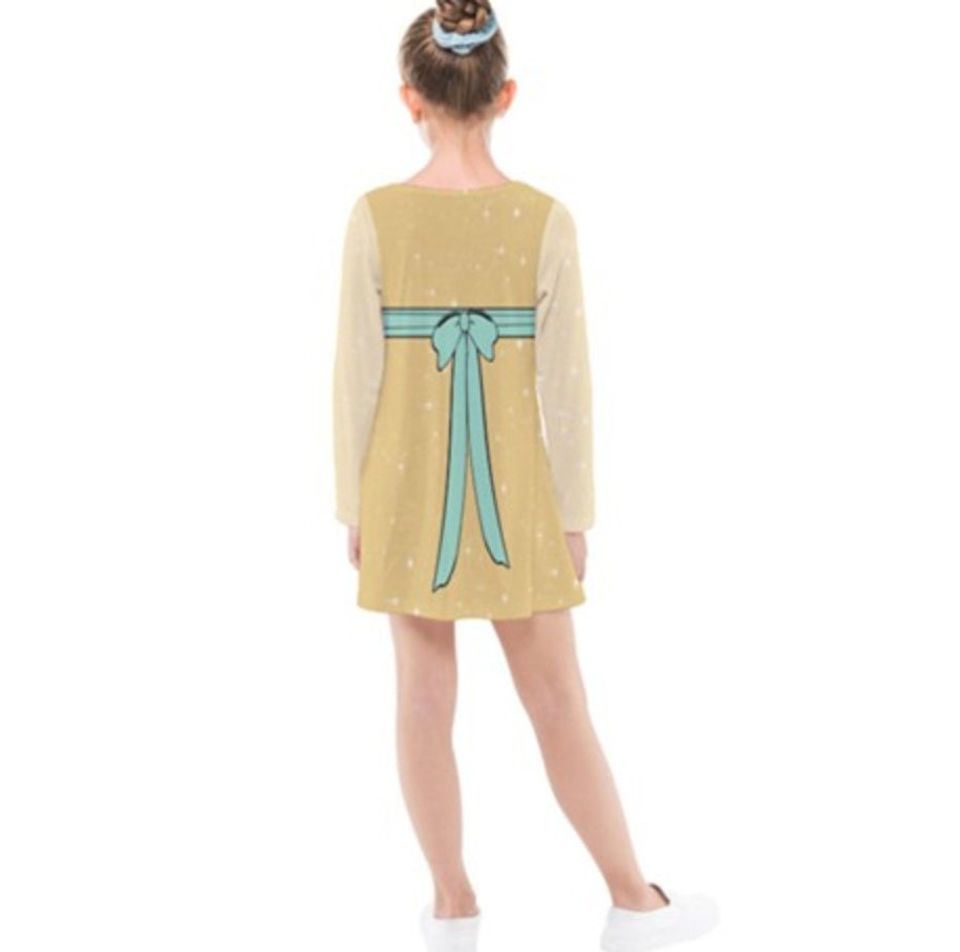 Kid's Anastasia Inspired Long Sleeve Dress