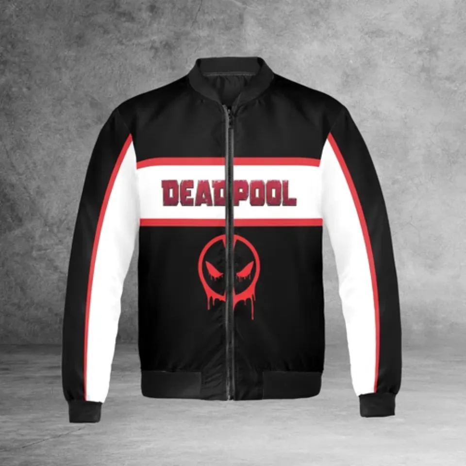 Deadpool Never Underestimate The Stupidity Of Idiot Deadpool Superhero Jacket