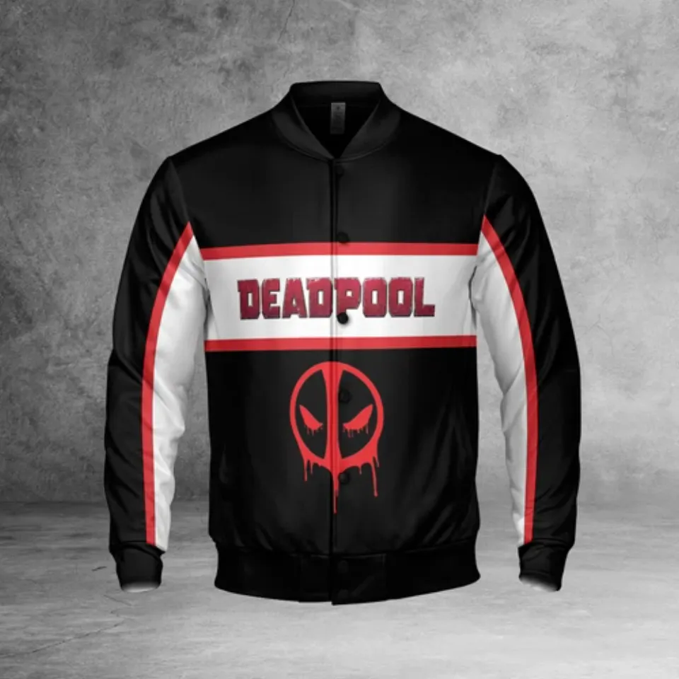 Deadpool Never Underestimate The Stupidity Of Idiot Deadpool Superhero Jacket