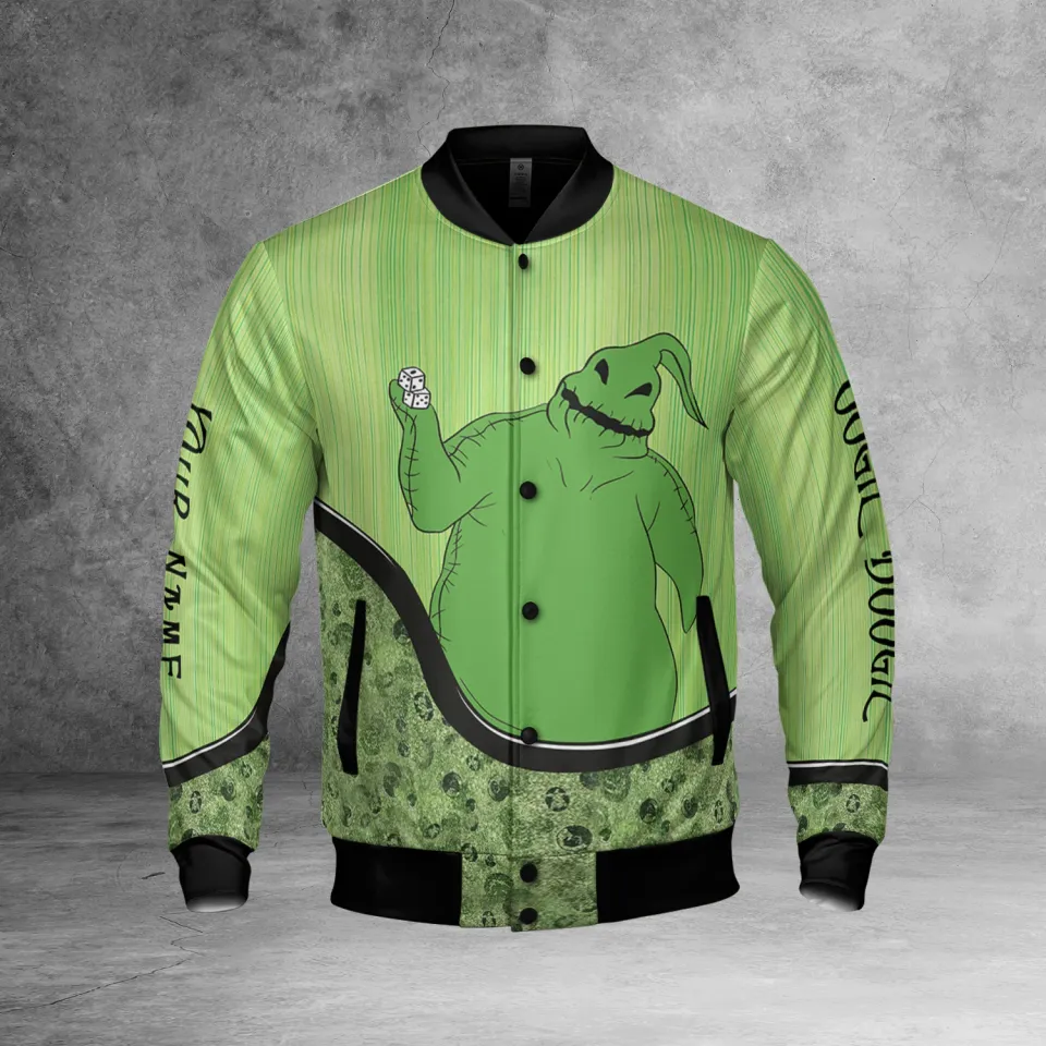 Personalized Nightmare Before Christmas Oogie Boogie Green Themed Jacket