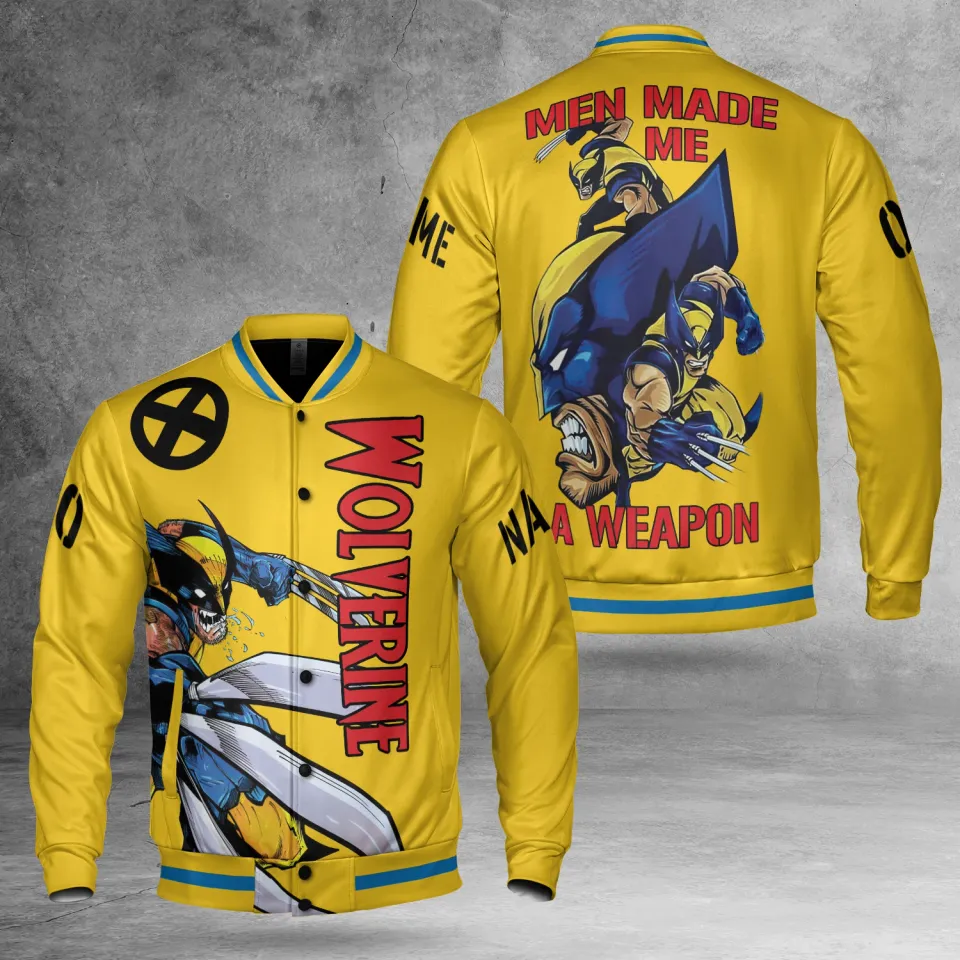 Personalized Wolverine Superhero Men Made Me A Weapon Jacket