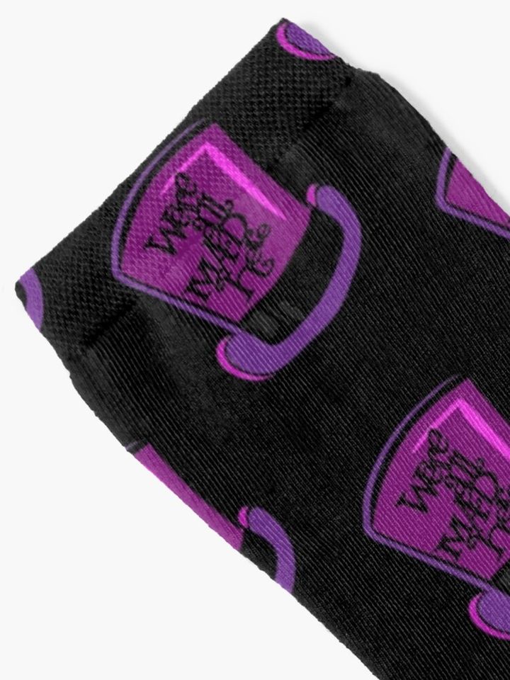 Were All Mad Here Mad Hatter Hat Socks