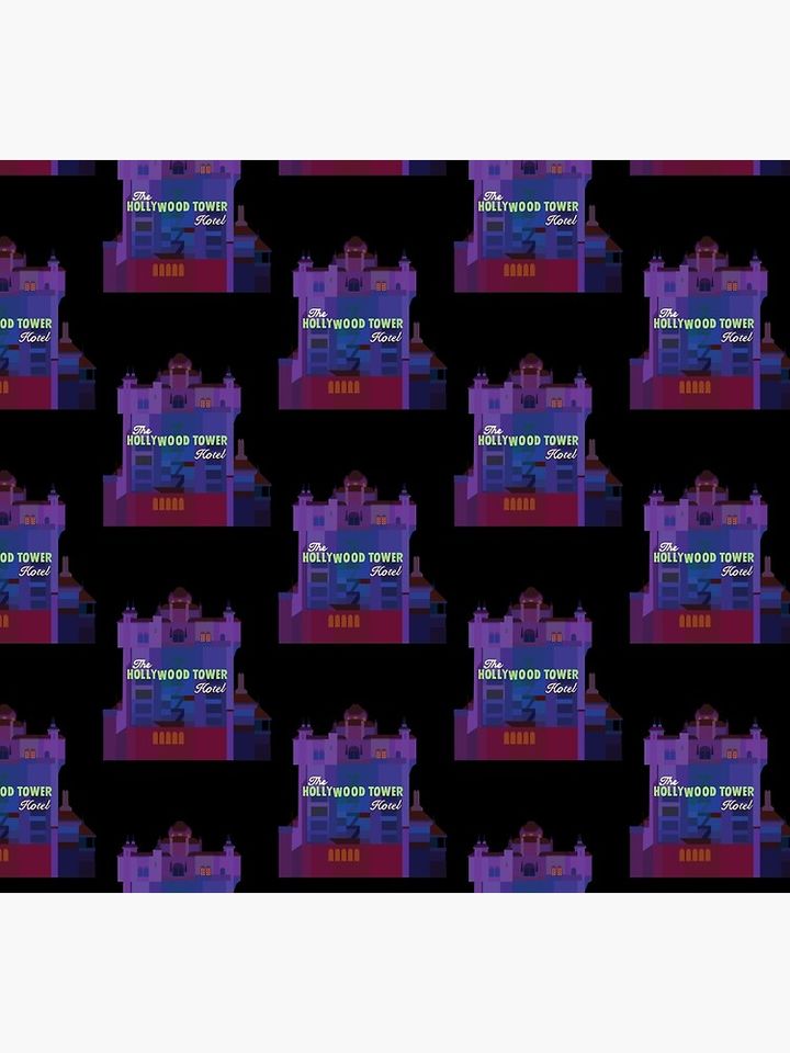 Tower of Terror Ride Design Socks