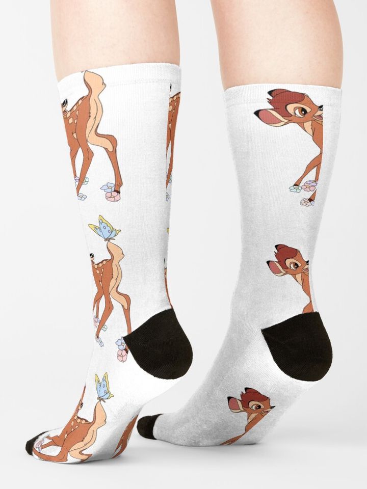 Butterfly Bambi  Socks
