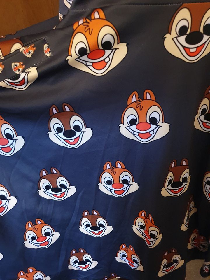 Chipmunks inspired print skater dress- Sizes S- 5XL plus size