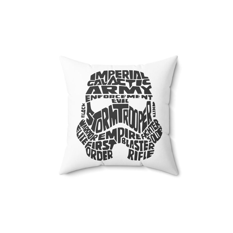 Stormtrooper Spun Square Pillow