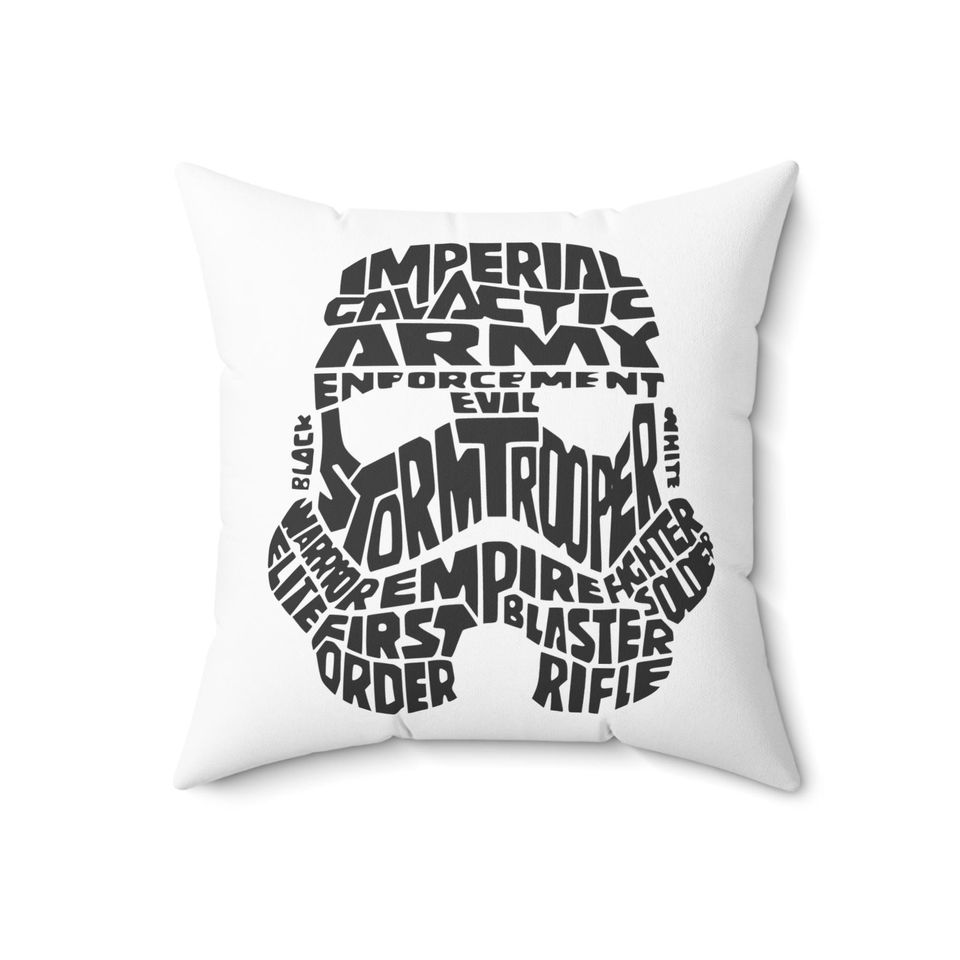 Stormtrooper Spun Square Pillow