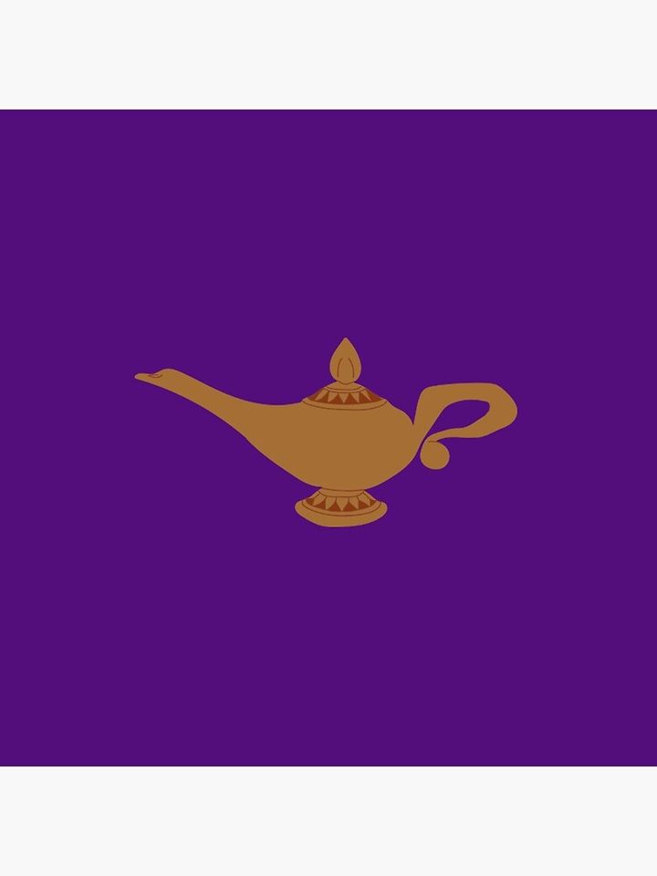 Aladdin Genie Lamp (Purple) Pillow