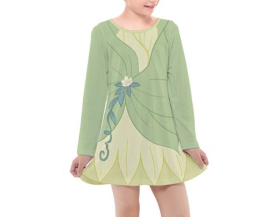 Tiana Inspired Long Sleeve Dress