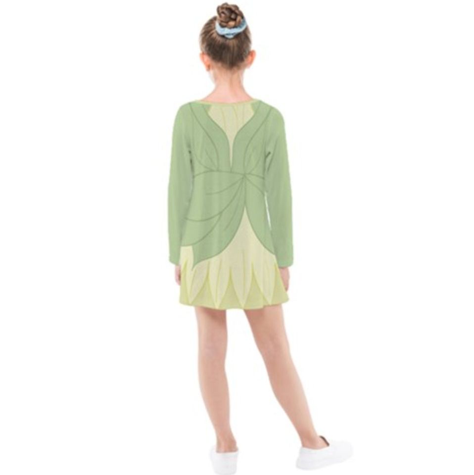 Tiana Inspired Long Sleeve Dress