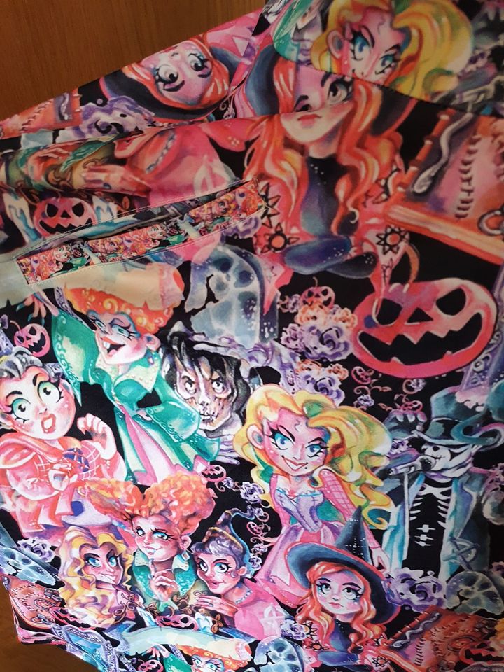 hocus pocus print skater dress