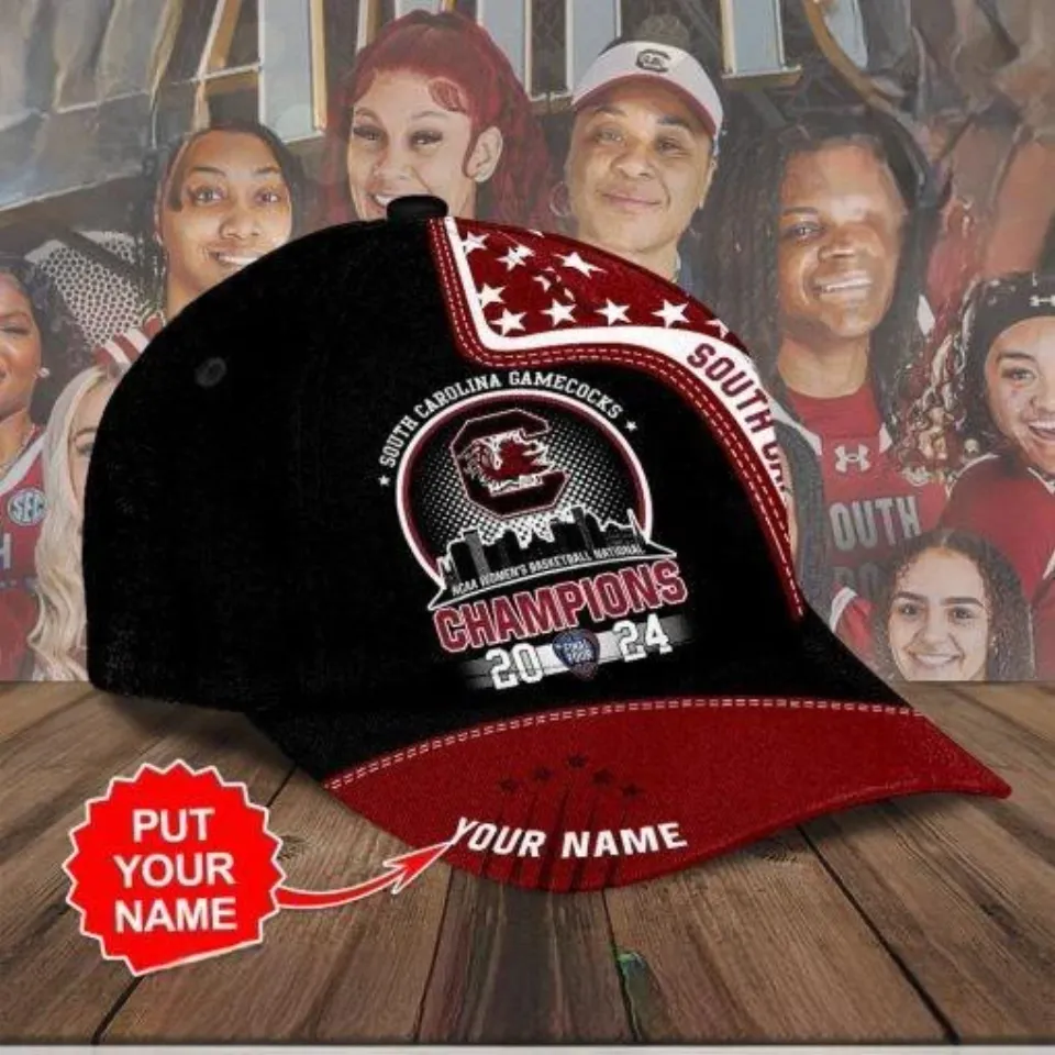 Personalized South Carolina Gamecocks Basketball Classic Cap, Champions Basketball Cap, Game Day Basketball Cap