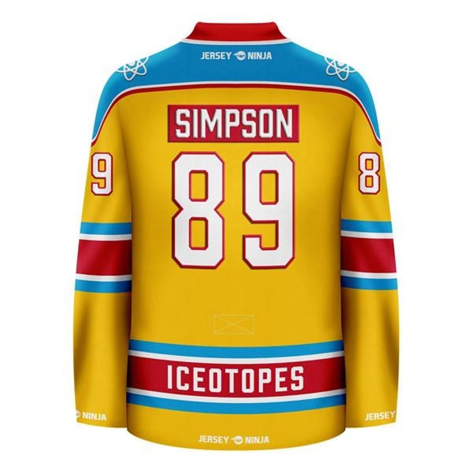 Springfield Iceotopes Simpson Hockey Jersey