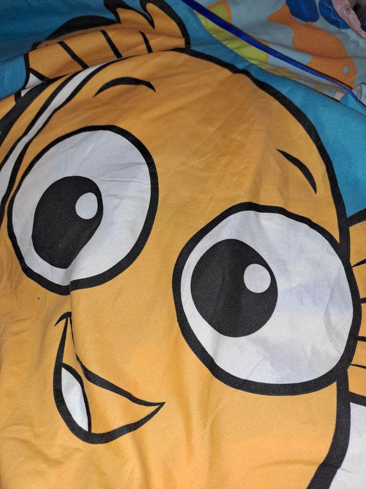 Girls twirling disney finding nemo upcycled dress