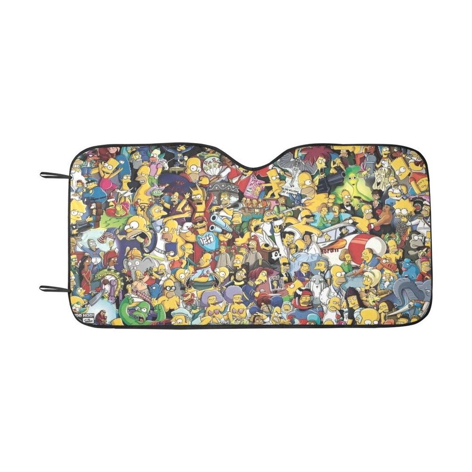 Simpsons Car Sun Shade