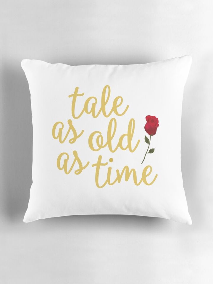 Tale as old as Time Pillow