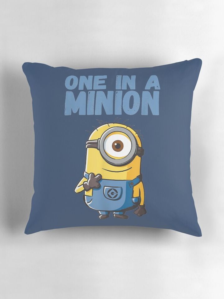 Despicable Me Minion Drawing Pillow