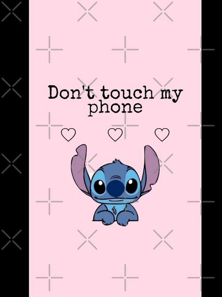 Don’t touch my phone stitch phone case iPhone Case