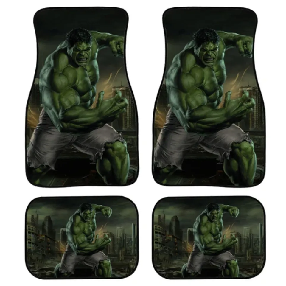 The Hulk Marvel Not-Slip Car Floor Mats