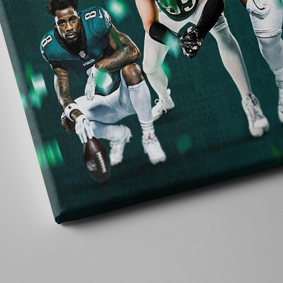 Philadelphia Eagles Super Bowl LIX Champions Poster | Wall Art | Home Decor