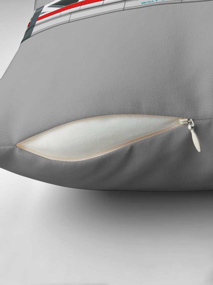 Monorail Red Pillow