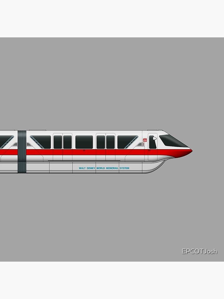 Monorail Red Pillow