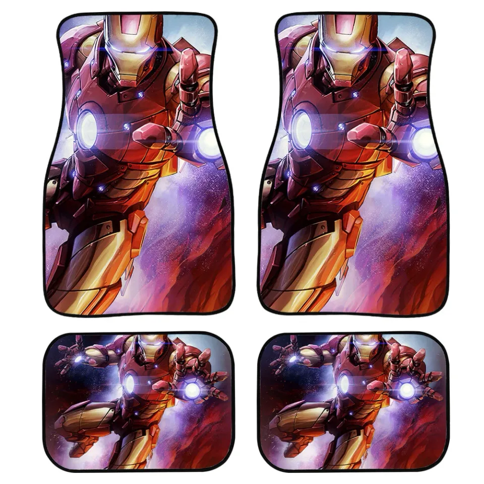 Iron Man Marvel Not-Slip Car Floor Mats