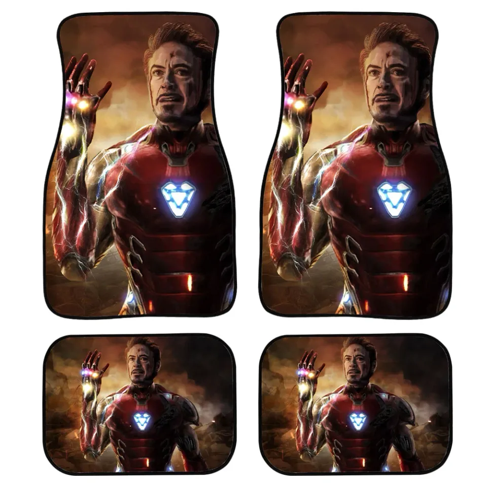 Iron Man Marvel Not-Slip Car Floor Mats