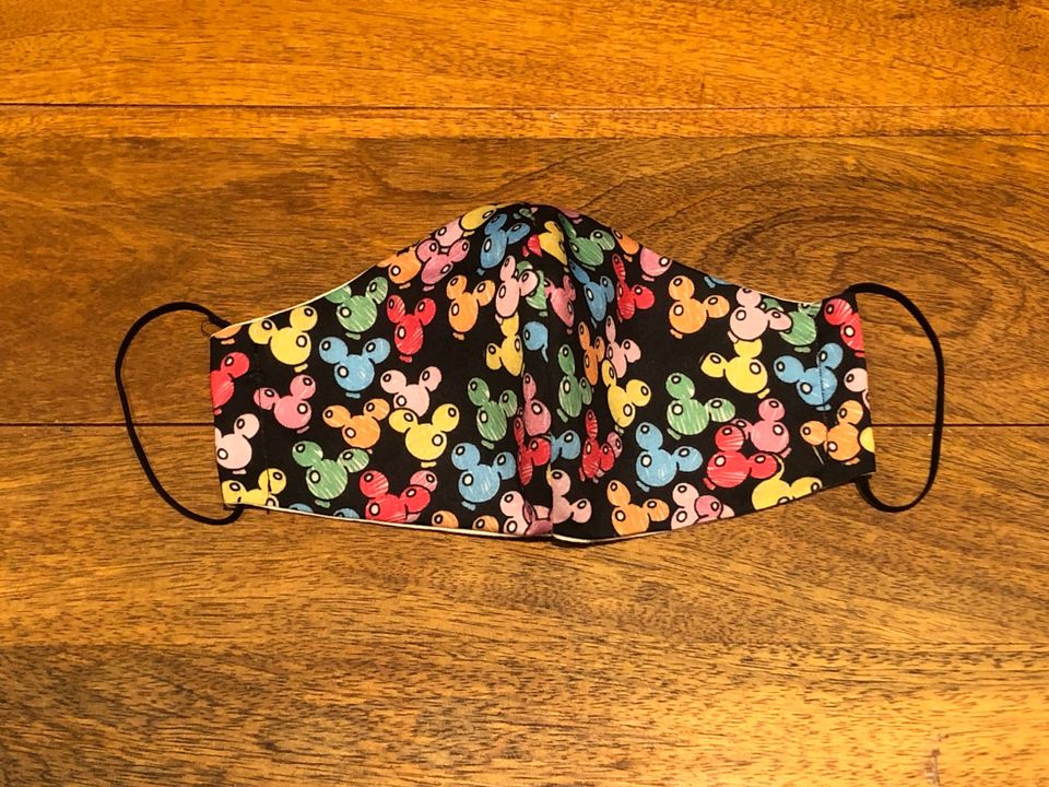 Mickey Mouse Ballon Head Face Masks  - reusable