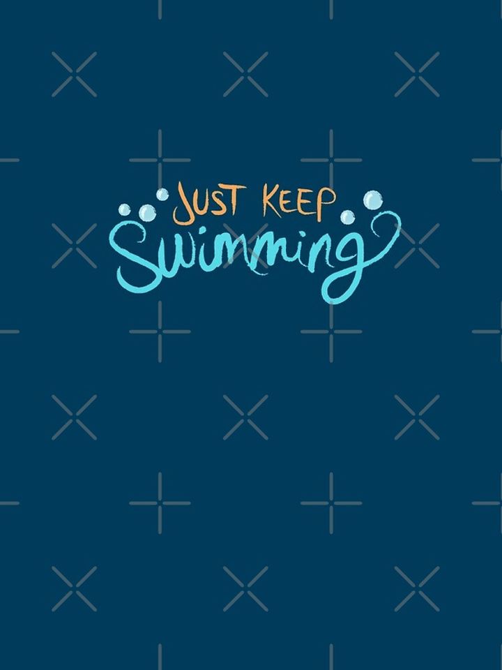 Just Keep Swimming iPhone Case