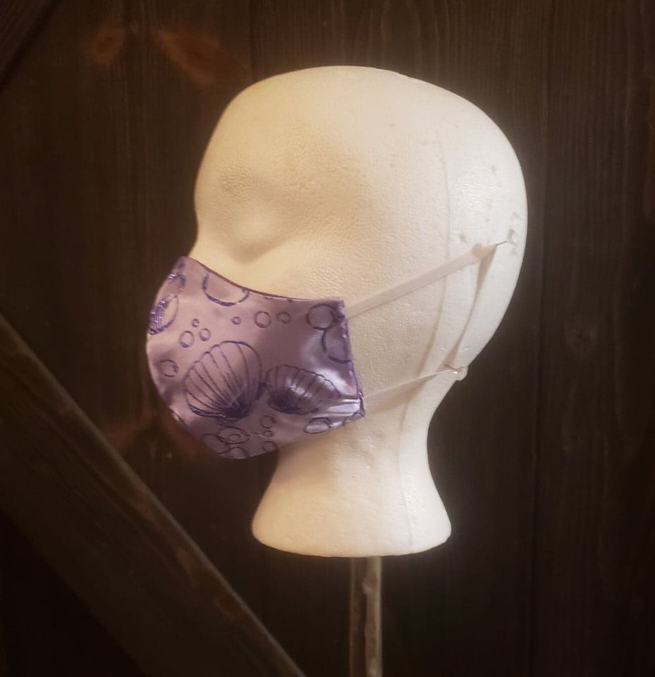 Little Mermaid Inspired Glitter Face Mask